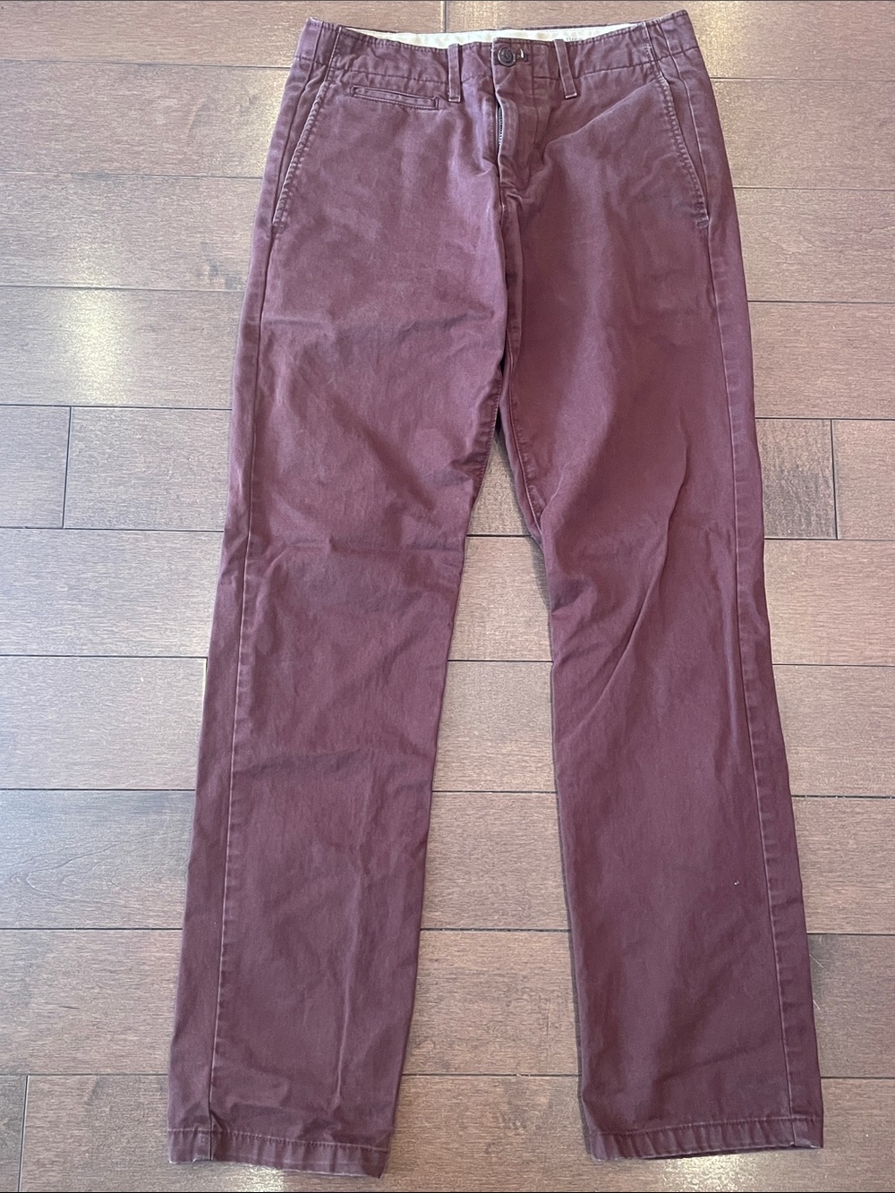 GAP Men's Burgundy Chino Pants